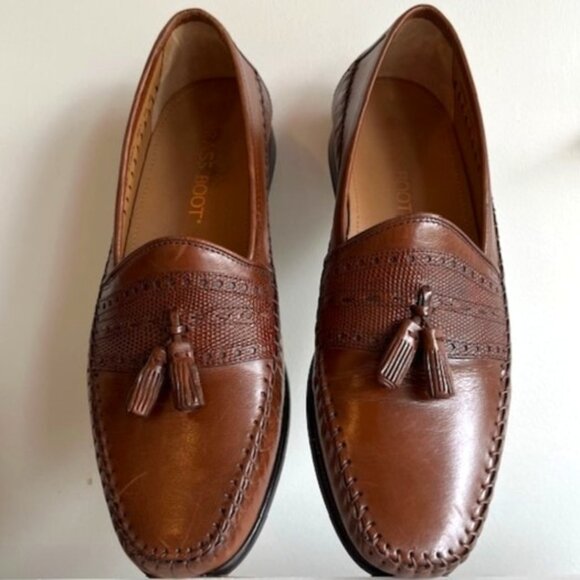 Brass Boot Other - Brass Boot Men's Tassel Leather Brown Loafers - Sz 10M